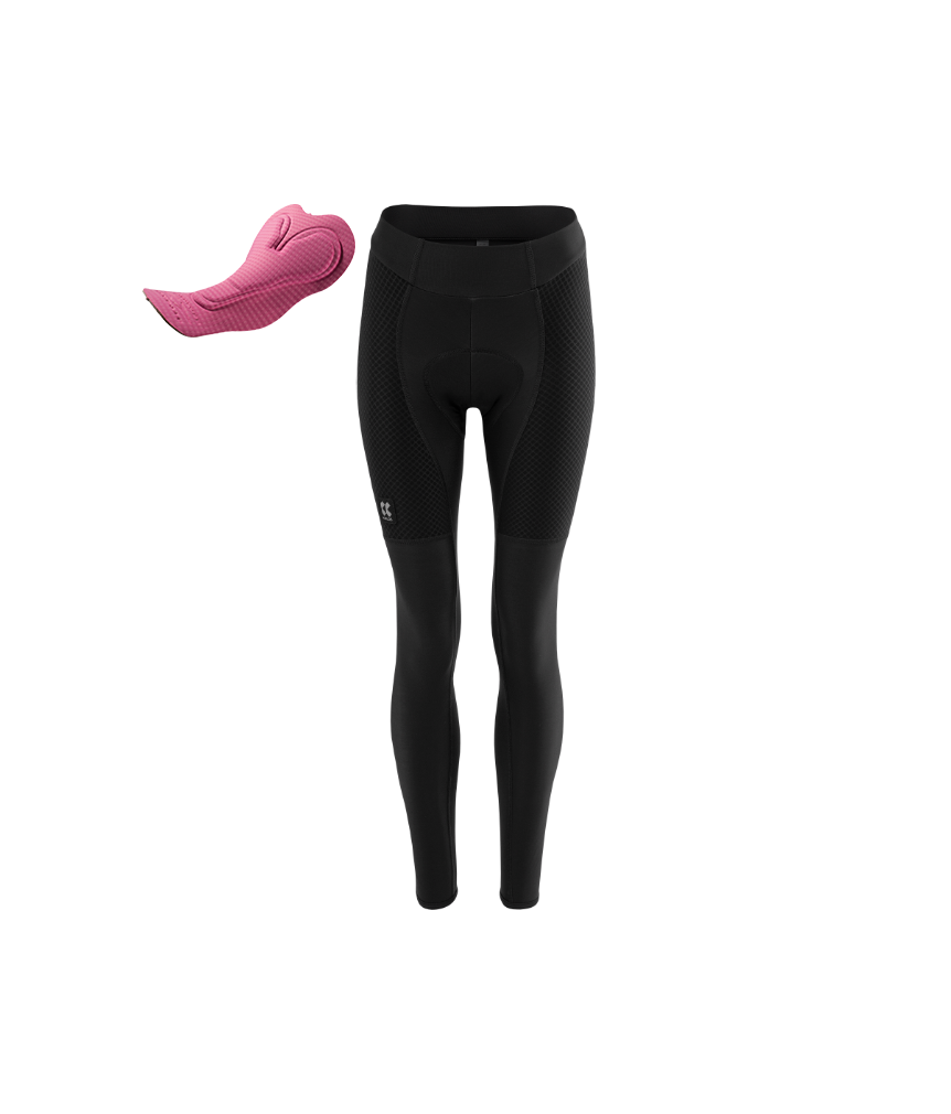 PURE Z | Isolerede tights + pude | sort | DAME